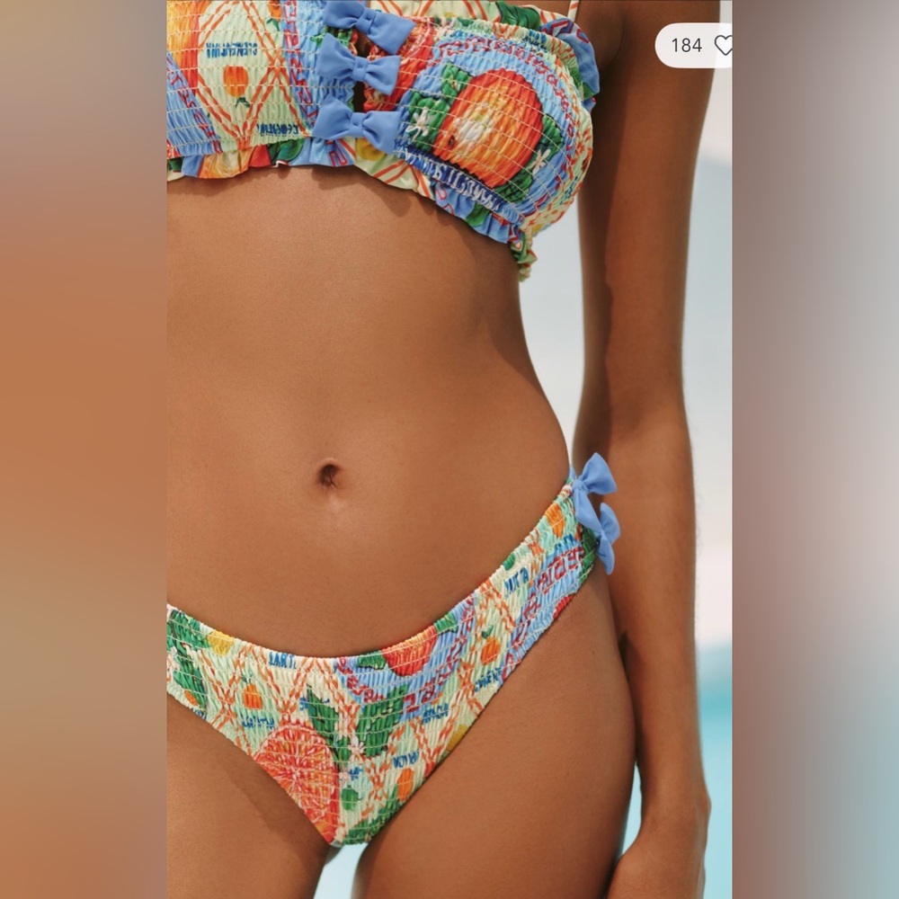 Colorful Patterned Bikini Bottoms